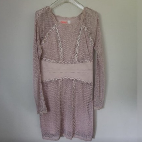 FREE PEOPLE POWDER PINK DRESS - Picture 2 of 5